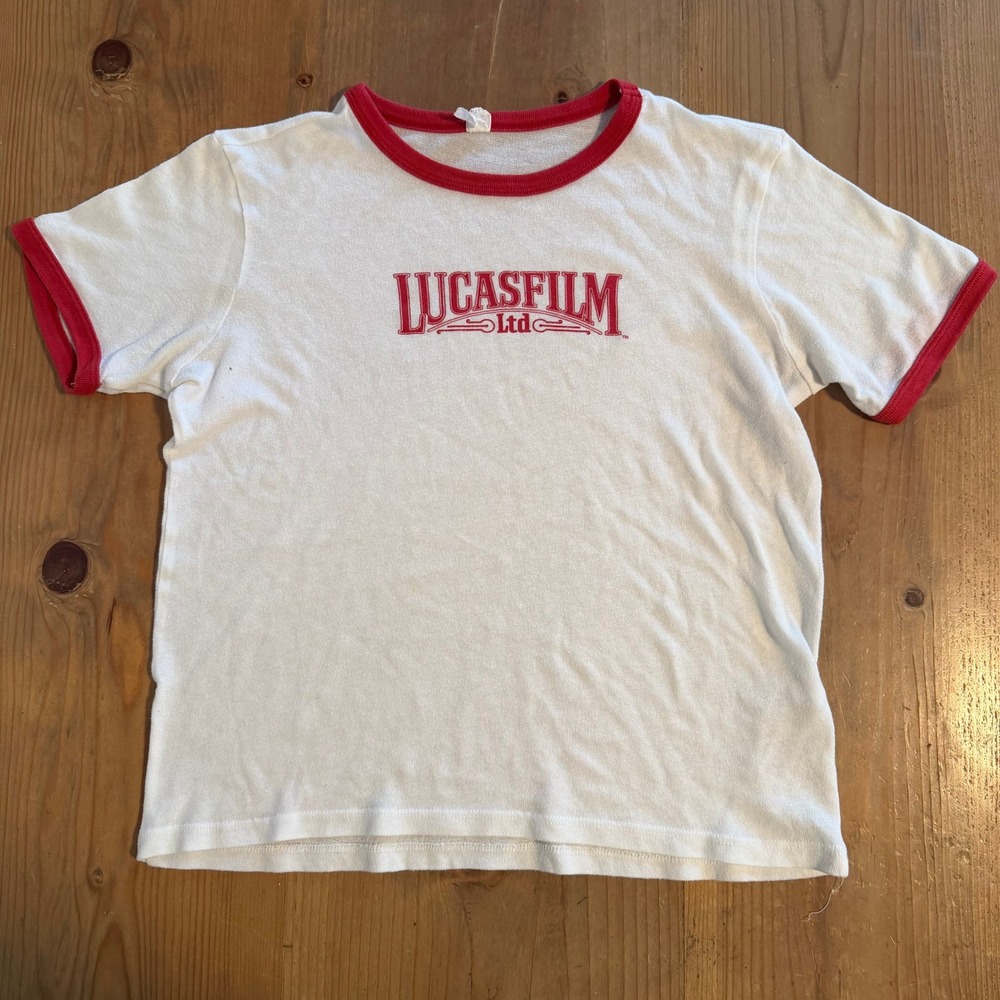 Lucasfilm Ltd Kids Ringer Shirt Size Youth Large Can fit womens small baby tee
